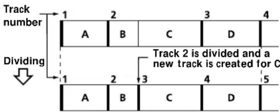 SONY MDSW1 - Dividing Recorded Tracks (Divide Function) - 1