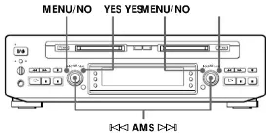 SONY MDSW1 - Déplacement d'une plage enregistrée (fonction Move) - 2