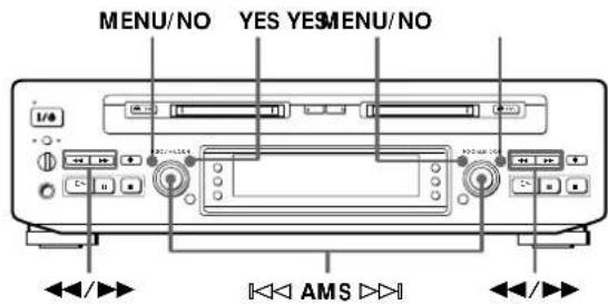 SONY MDSW1 - Example: Erasing a part of track A - 2