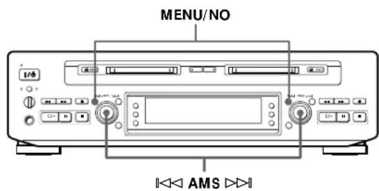 SONY MDSW1 - Changing the Pitch (Pitch Control Function) - 1