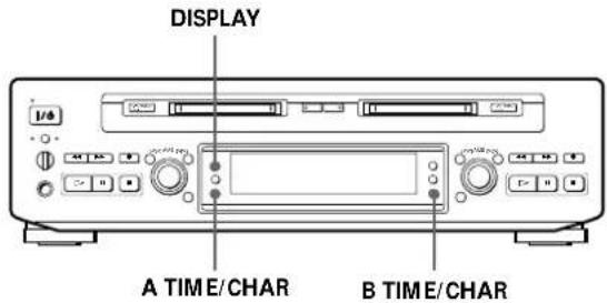 SONY MDSW1 - Using the Display - 1