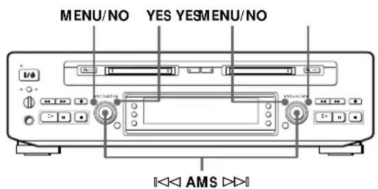 SONY MDSW1 - Copying a track or disc title between two MDs (Name Copy Function) - 1