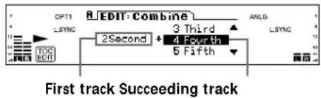 SONY MDSW1 - Combining Recorded Tracks (Combine Function) - 3