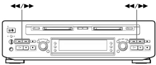 SONY MDSW1 - Localización de un punto particular en una canción - 1