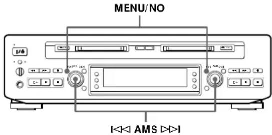 SONY MDSW1 - Mudança do "pitch" (Função de Controlo do Pitch) - 1