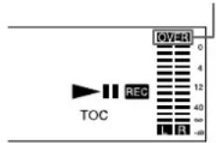 SONY MDSW1 - Pour régler le niveau enregistrement avec écision - 1