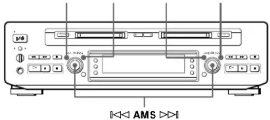SONY MDSW1 - Effacement d'un enregistrement (fonction Erase) - 1