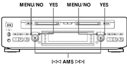 SONY MDSW1 - Mudança de todo o conteudo de um MD (Função de Mudança Completa) - 1