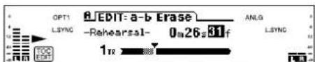 SONY MDSW1 - Example: Erasing a part of track A - 3