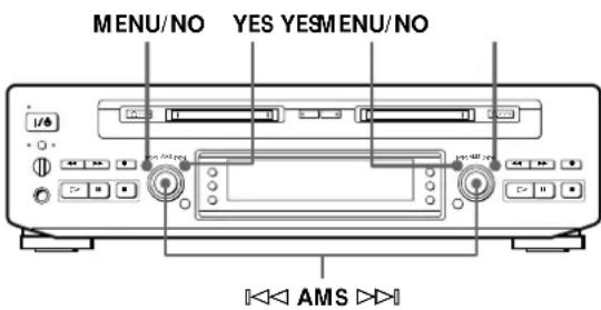SONY MDSW1 - Déplacement de tout le contenu d'un MD (fonction All Move) - 1