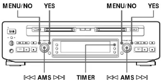 SONY MDSW1 - Recording on an MD Using a Timer - 1
