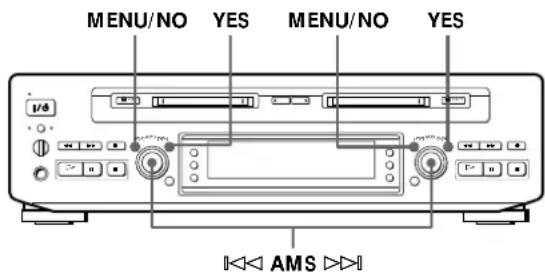 SONY MDSW1 - Apagamento de gravações (Função de Apagamento) - 1