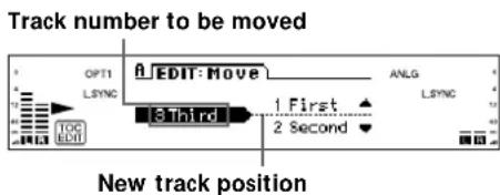 SONY MDSW1 - Moving Recorded Tracks (Move Function) - 3