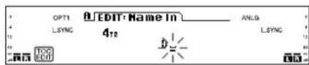 SONY MDSW1 - Press AMS to enter the selected character. - 1
