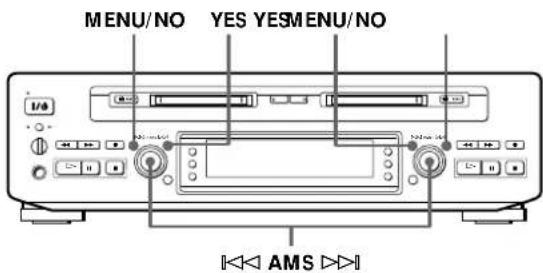 SONY MDSW1 - Moving recorded tracks between two MDs (1Tr Move Function) - 1