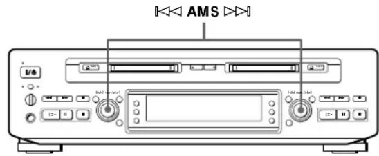SONY MDSW1 - Début d'enregistrement avec mémorisation préalable de 6 secondes de données audio (Enregistrement avec préstockage) - 2