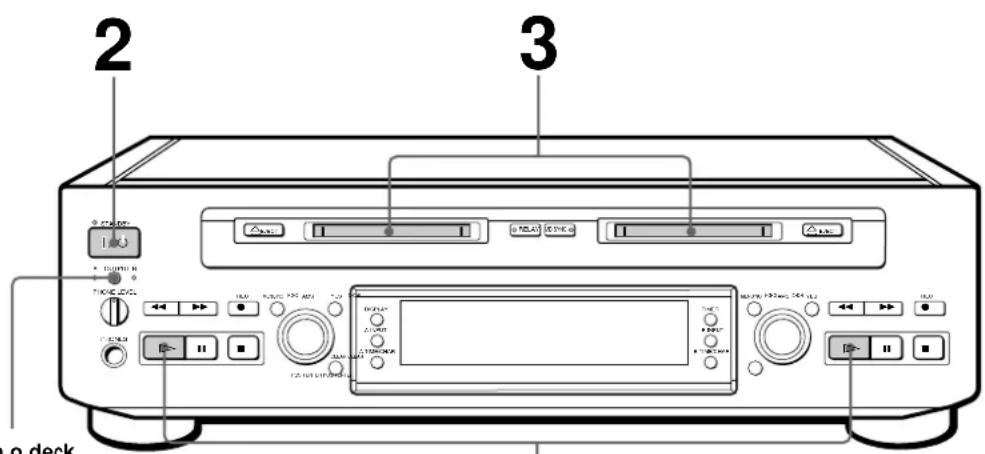 SONY MDSW1 - Reproducao de um MD - 1