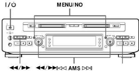 SONY MDSW1 - Réglage de l'heure - 1