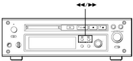 SONY MDSJ3000 - Localisation d'un point donné sur une plage - 1