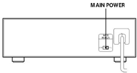 SONY MDSJ3000 - Mise de l'appareil sous tension - 1
