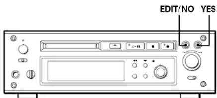 SONY MDSJ3000 - Annulation de la dernière opération de montage (fonction UNDO) - 1