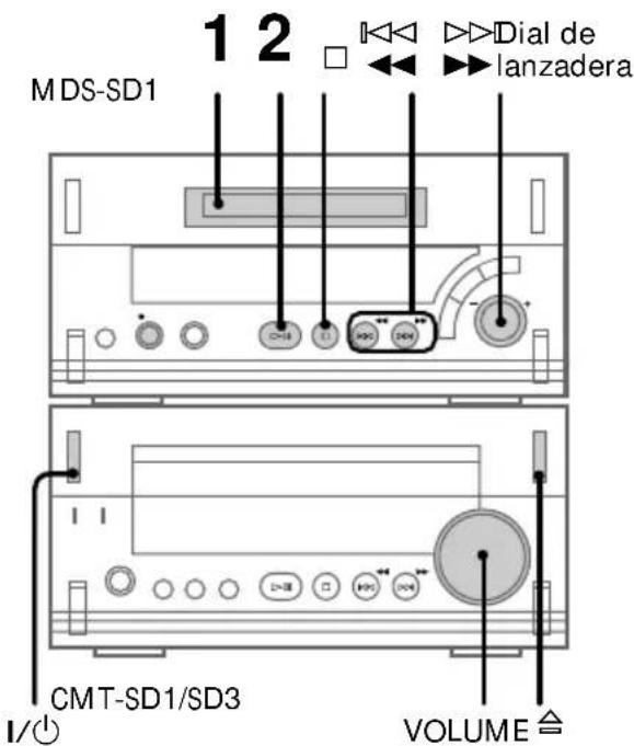 SONY MDSSD1 - Reproducción de un minidisco - 1