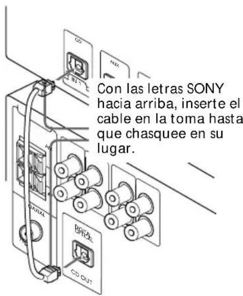 SONY MDSSD1 - Forma de insertar las clavijas - 2