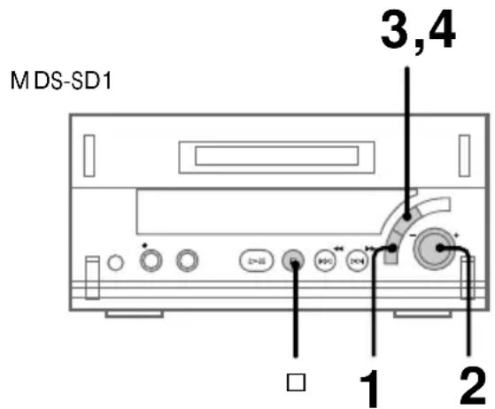 SONY MDSSD1 - —Función de anulación - 1