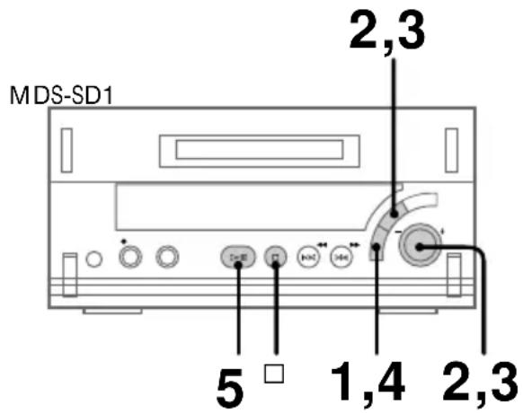 SONY MDSSD1 - — Création d'espace automatique - 1