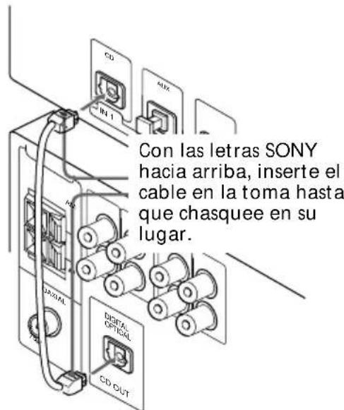 SONY MDSSD1 - Forma de insertar las clavijas - 2