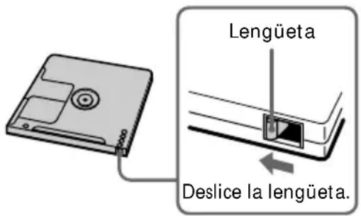 SONY MDSSD1 - Proteccion de un minidisco靼ado - 1