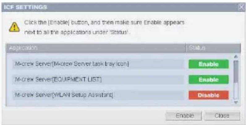 SONY TDMNC1 - Windows Firewall instellen - 1