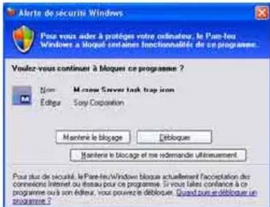 SONY TDMNC1 - Cliquez sur [Débloquer] pour déverrouiller le programme. - 1