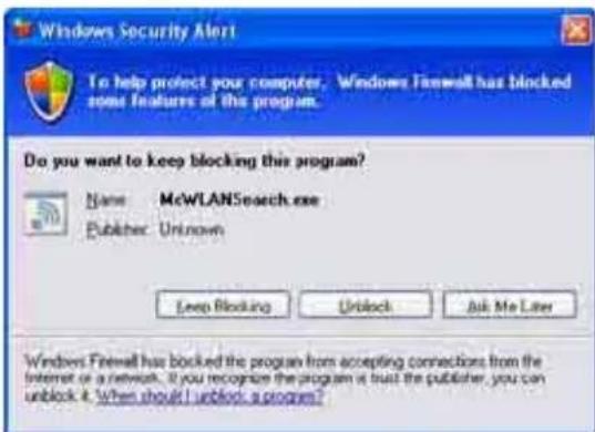 SONY TDMNC1 - Hagablick en [Unblock] para desbloquear el programa. - 1
