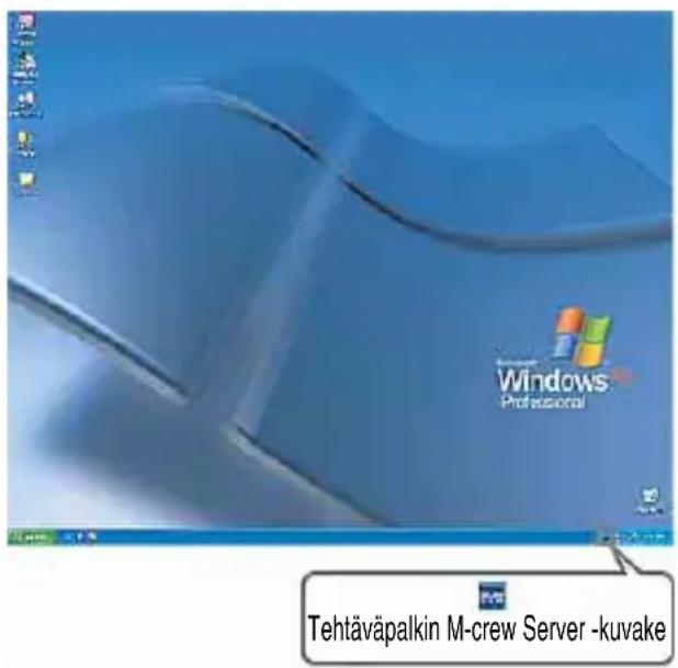 SONY TDMNC1 - M-crew Server -palvelimen käynistäminen - 2