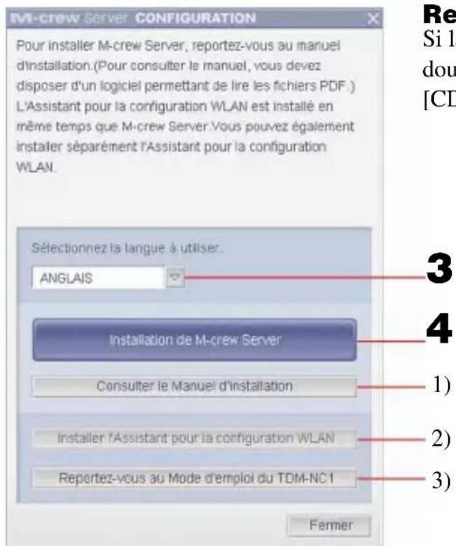 SONY TDMNC1 - Introduisez le CD-ROM fourni dans le lecteur CD-ROM de votre ordinateur. - 1