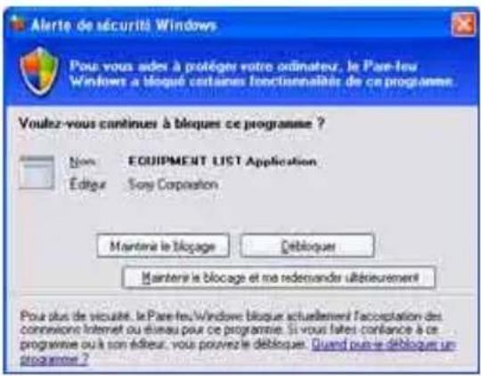 SONY TDMNC1 - Cliquez sur [Débloquer] pour déverrouiller le programme. - 1