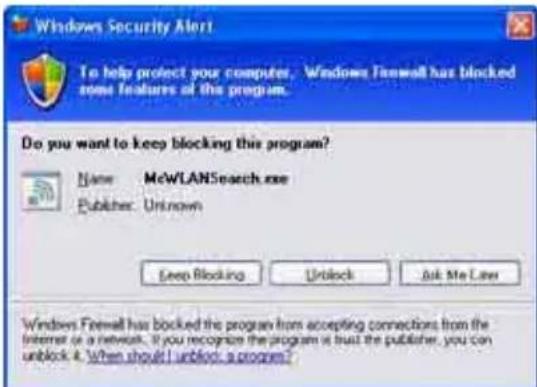 SONY TDMNC1 - Kliknij [Unblock],aby odblokowae program. - 1