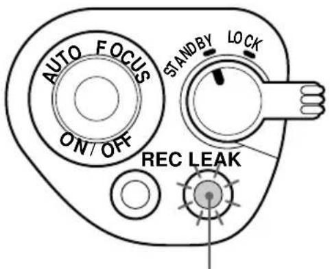 SONY MPKTRV3 - Cuando parpadee la lámpara LEAK - 1