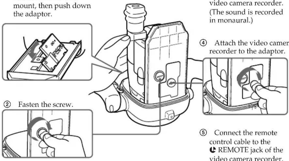 SONY MPKTRV3 - When using adaptor B - 1