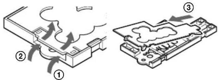 SONY MPKTRV3 - Acoplagem da placa de parafuso de montagem no adaptador - 5