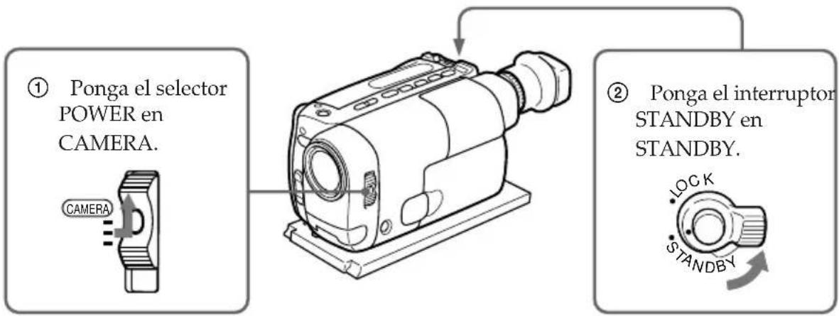 SONY MPKTRV3 - Ajuste la videocámara. - 1