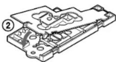 SONY MPKTRV2 - Position of the mounting screw plate on the adaptor - 6