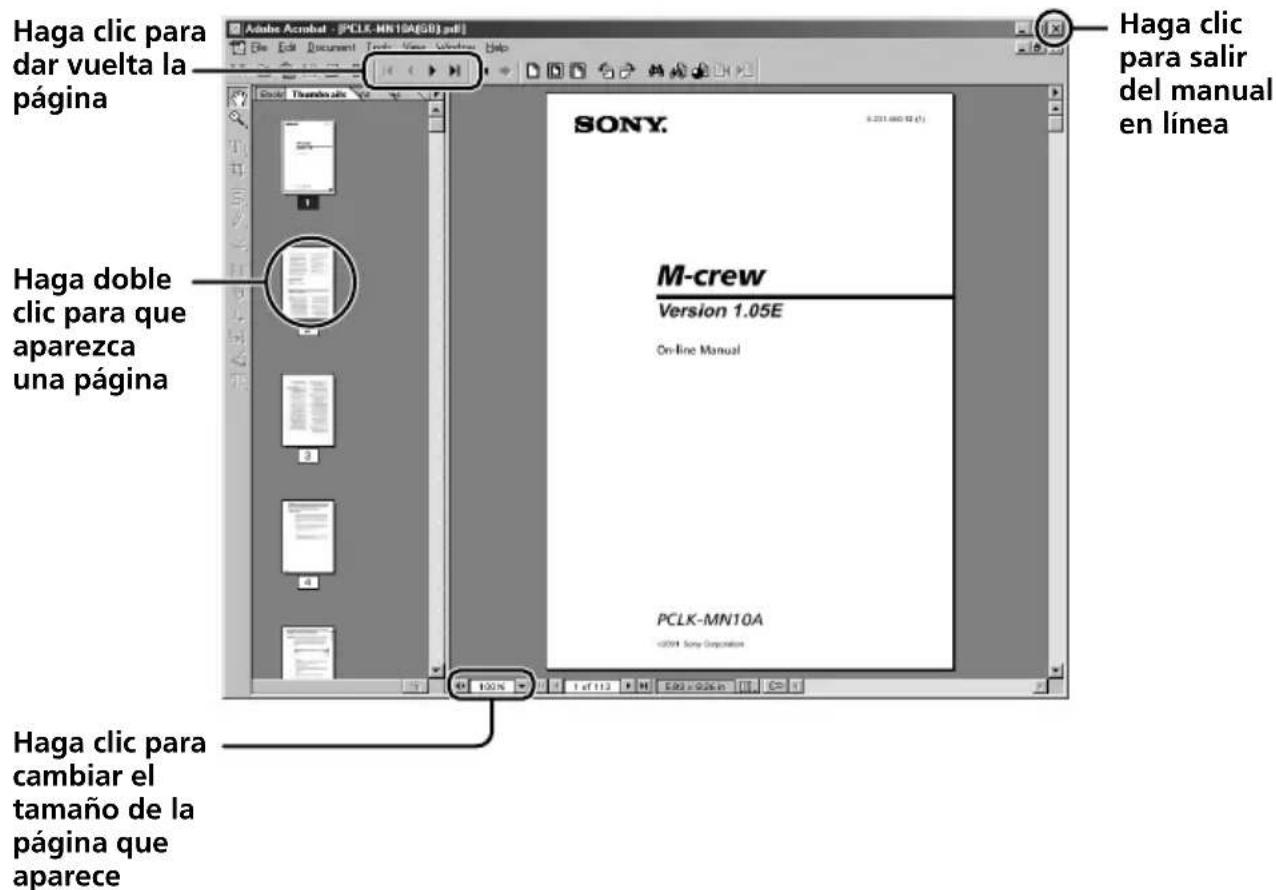 SONY PCLKMN10A - Utilización del manual en linea - 2