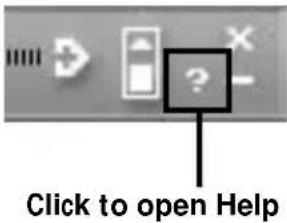 SONY PCLKMN10A - Opening the Help table of contents - 1