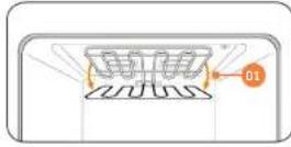 SAMSUNG NV51K6650SS - Recambio de la luz del horno - 2