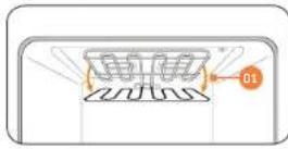 SAMSUNG NV51K6650SS - Remplacement de I'ampoule du four - 2