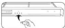SAMSUNG NV51K6650SS - To lubricate the slides of the gliding rack - 4