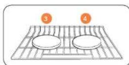 SAMSUNG NV51K6650SS - Using the oven racks - 2