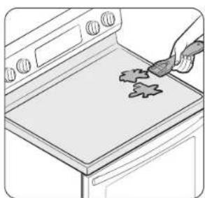 SAMSUNG NE63A6711SG - Removing heavy, burned-on residue - 1